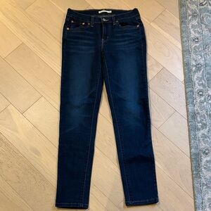 Levi's Dark Blue Skinny Jeans